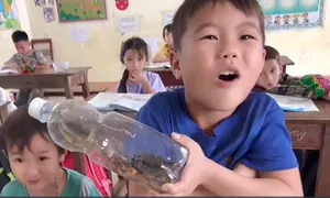 Học trò tặng cua dịp 20/11 gây sốt mạng xã hội Học trò tặng cua dịp 20/11 gây sốt mạng xã hội