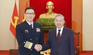 Tổng Bí thư Tô Lâm tiếp Bộ trưởng Quốc phòng Trung Quốc Tổng Bí thư Tô Lâm tiếp Bộ trưởng Quốc phòng Trung Quốc